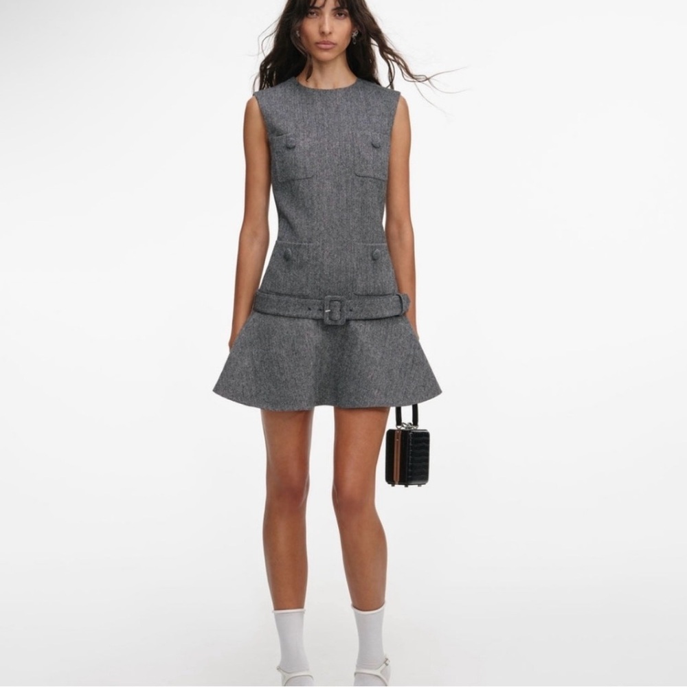 NWOT Self Portrait Herringbone dress size s